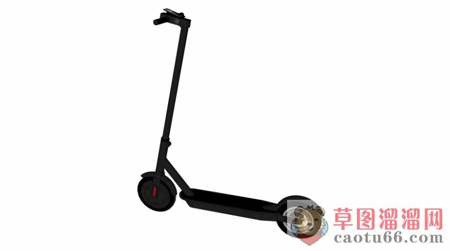 电动脚踏车交通工具SU模型