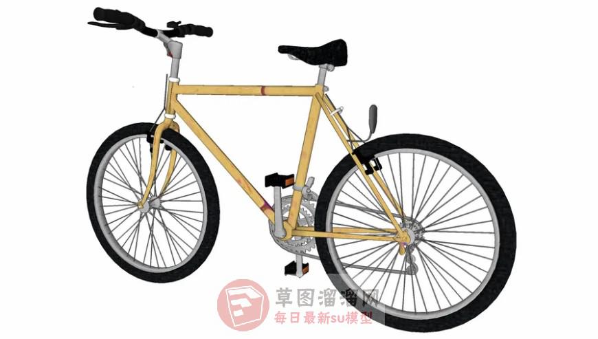 自行车单车SU模型