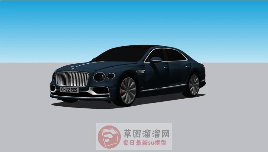 宾利轿车汽车SU模型