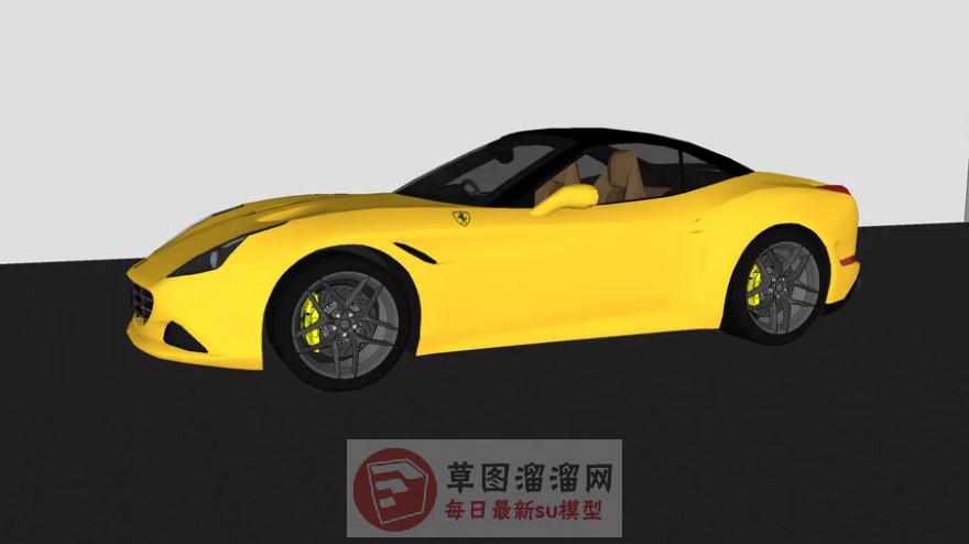 法拉利跑车汽车SU模型