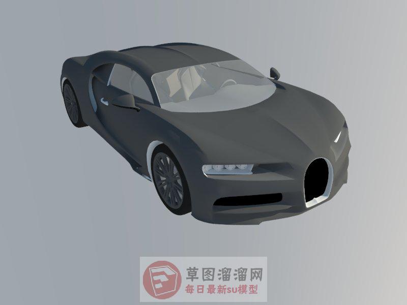 布加迪超级跑车SU模型