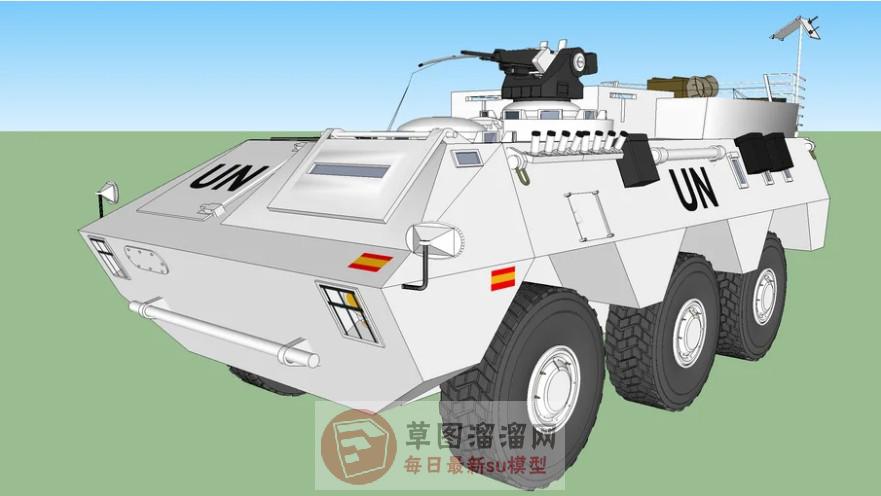 维和部队装甲车SU模型