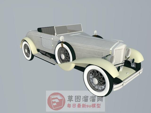 老爷车汽车SU模型