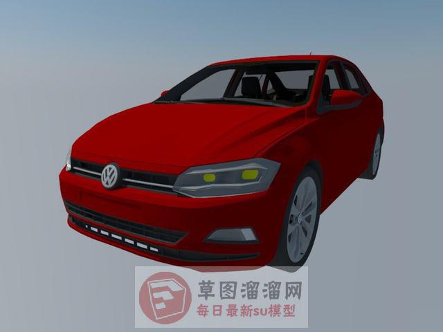 上汽大众轿车SU模型