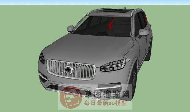 沃尔沃Volvo汽车SU模型
