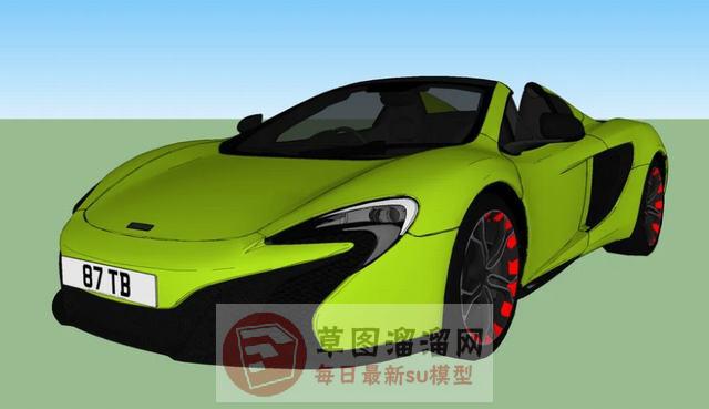 跑车汽车SU模型