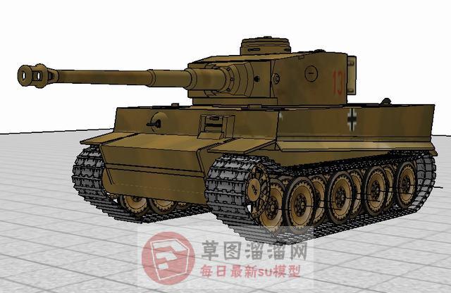 二战德国坦克SU模型