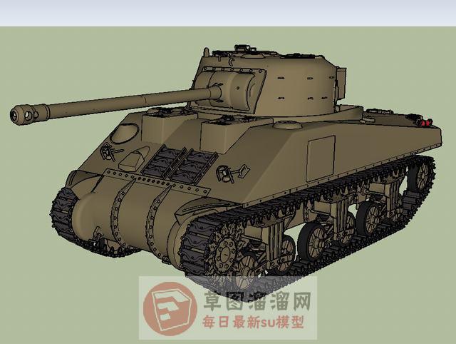 坦克装甲车战车SU模型