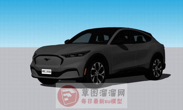 福特野马汽车SU模型