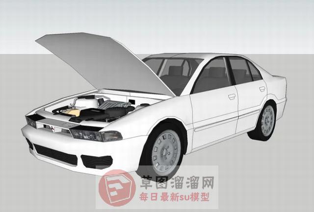 前盖汽车SU模型