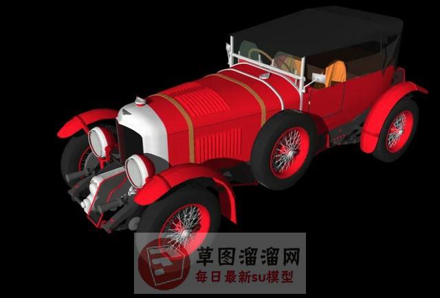 老爷车汽车SU模型