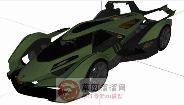跑车汽车SU模型