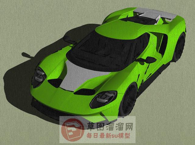 跑车汽车SU模型