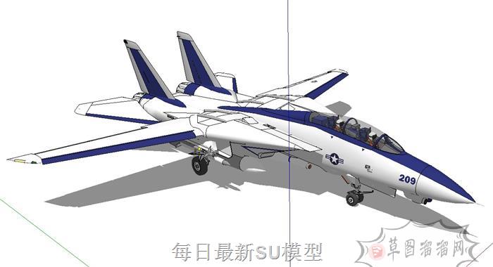 教练机战斗机飞机SU模型