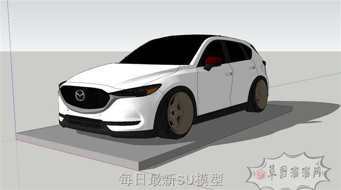马自达CX5汽车SU模型
