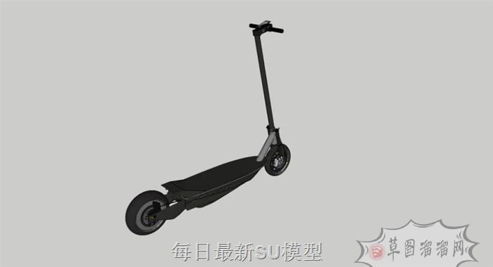 儿童滑板车SU模型