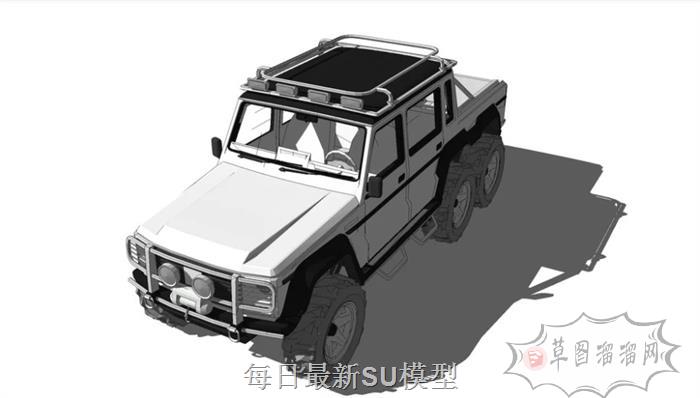JEEP越野车汽车SU模型
