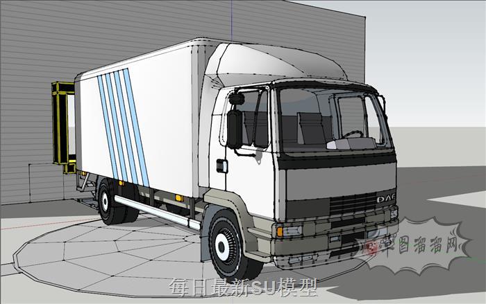小货车卡车汽车SU模型