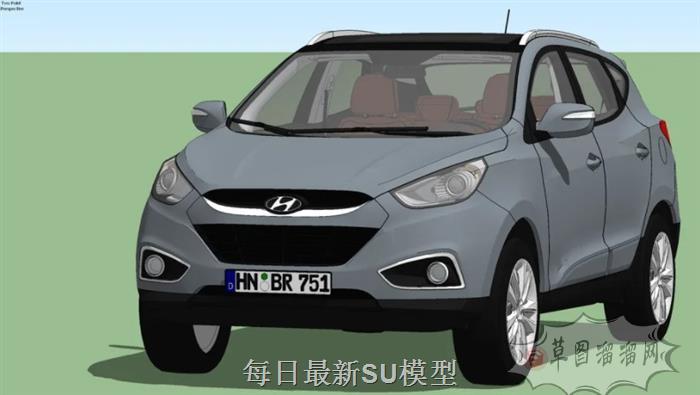 I35汽车SUVSU模型