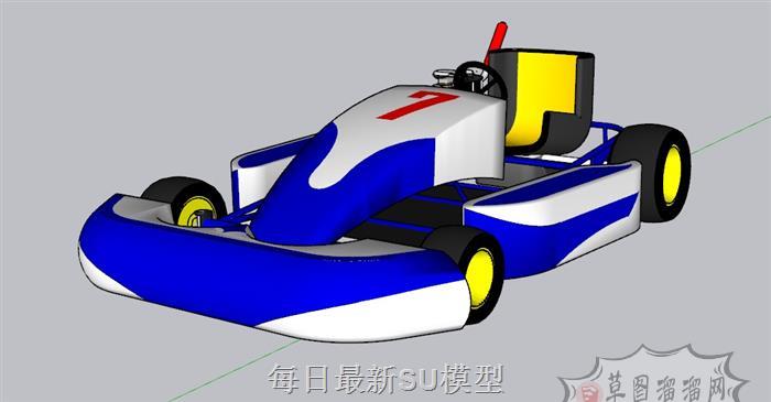 卡丁车赛车SU模型