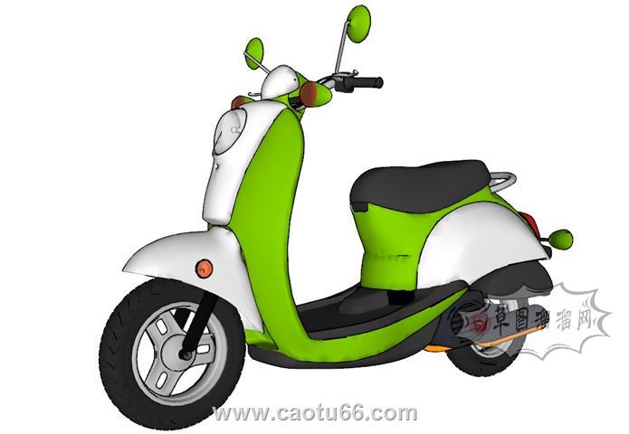 电动车摩托SU模型