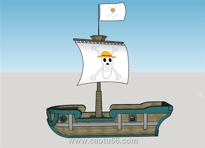 海盗船SU模型