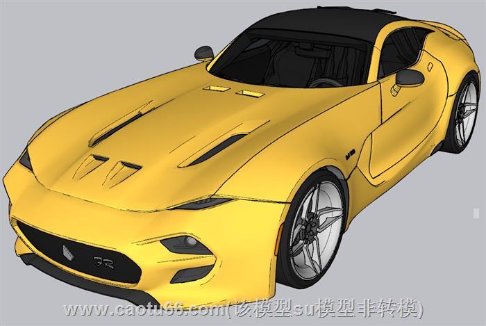 汽车跑车SU模型