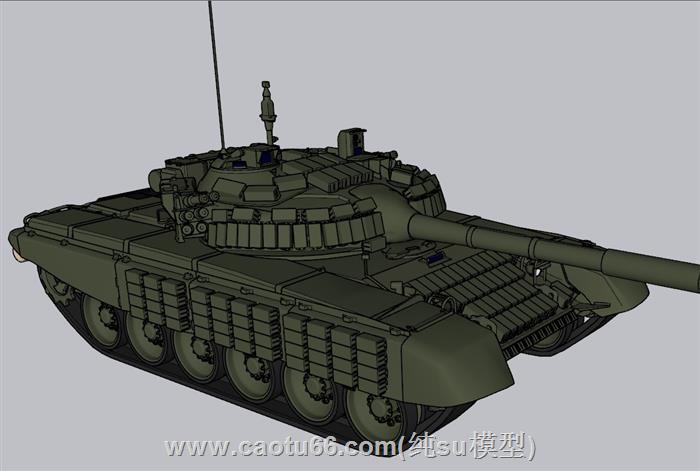 坦克武器SU模型