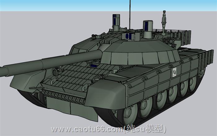 坦克武器作战车SU模型