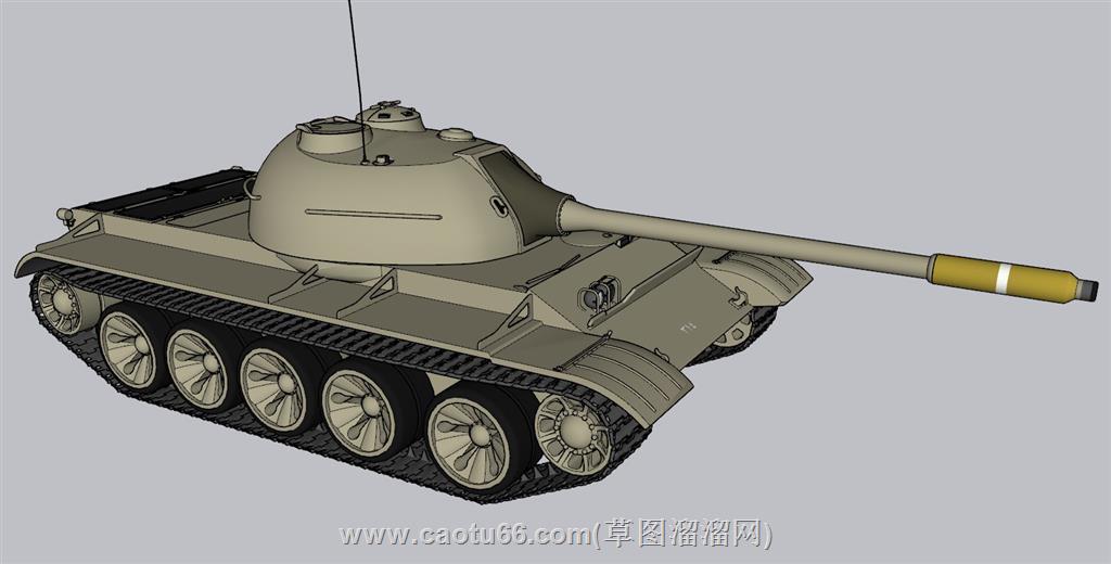坦克装甲车武器SU模型