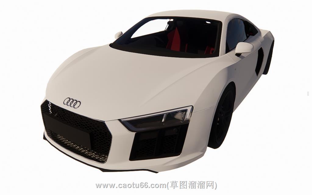 奥迪R8跑车SU模型