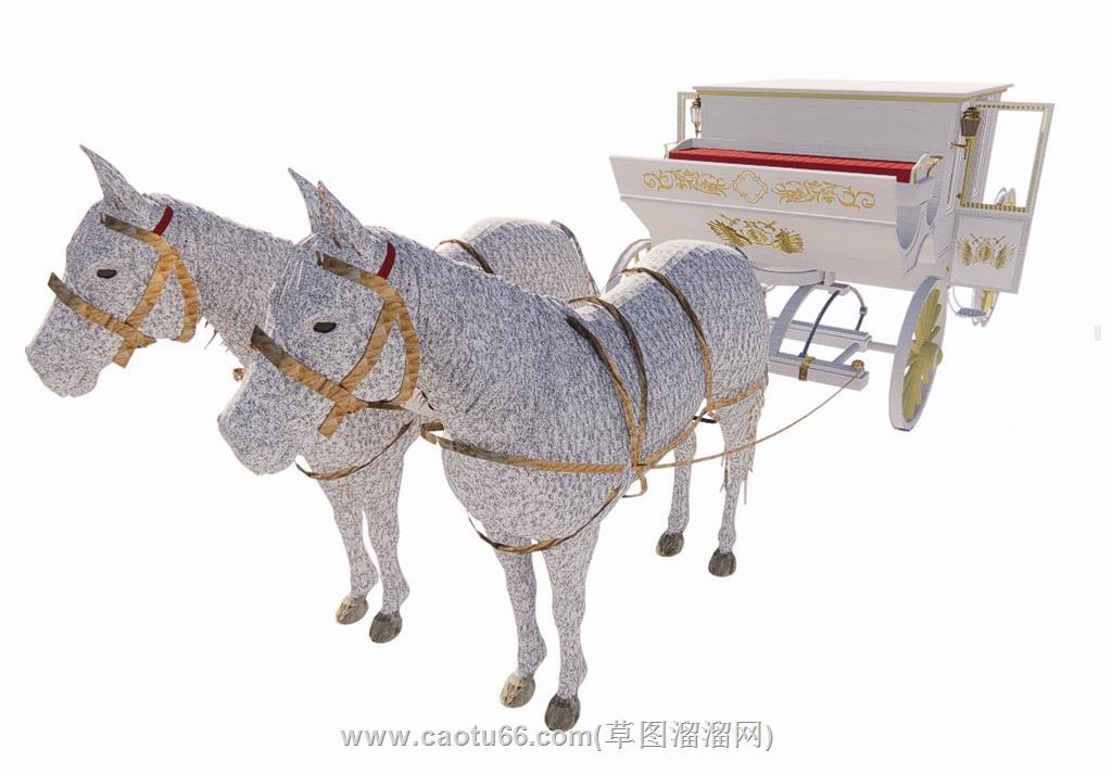 马车SU模型