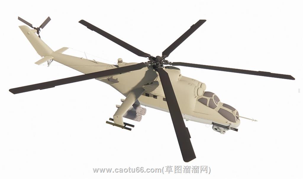 击落武装直升机SU模型