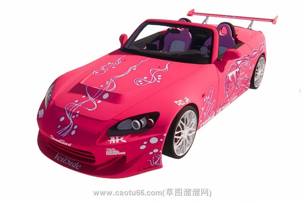 敞篷跑车SU模型