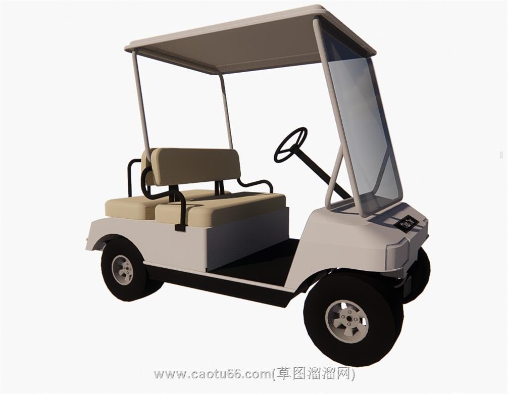 高尔夫观光车SU模型