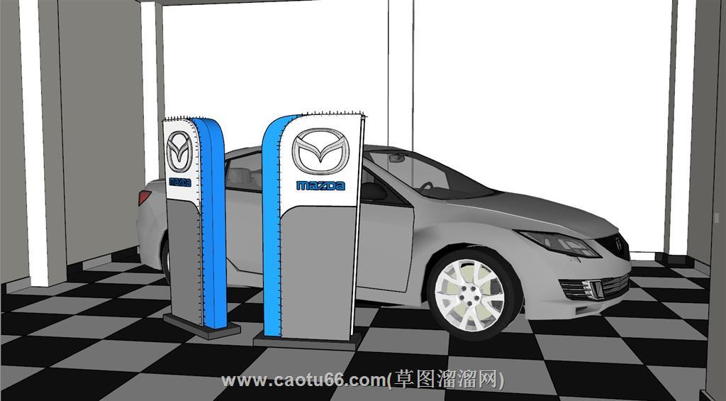 马自达汽车SU模型