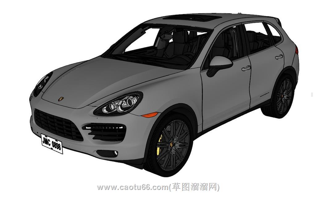 保时捷跑车SU模型
