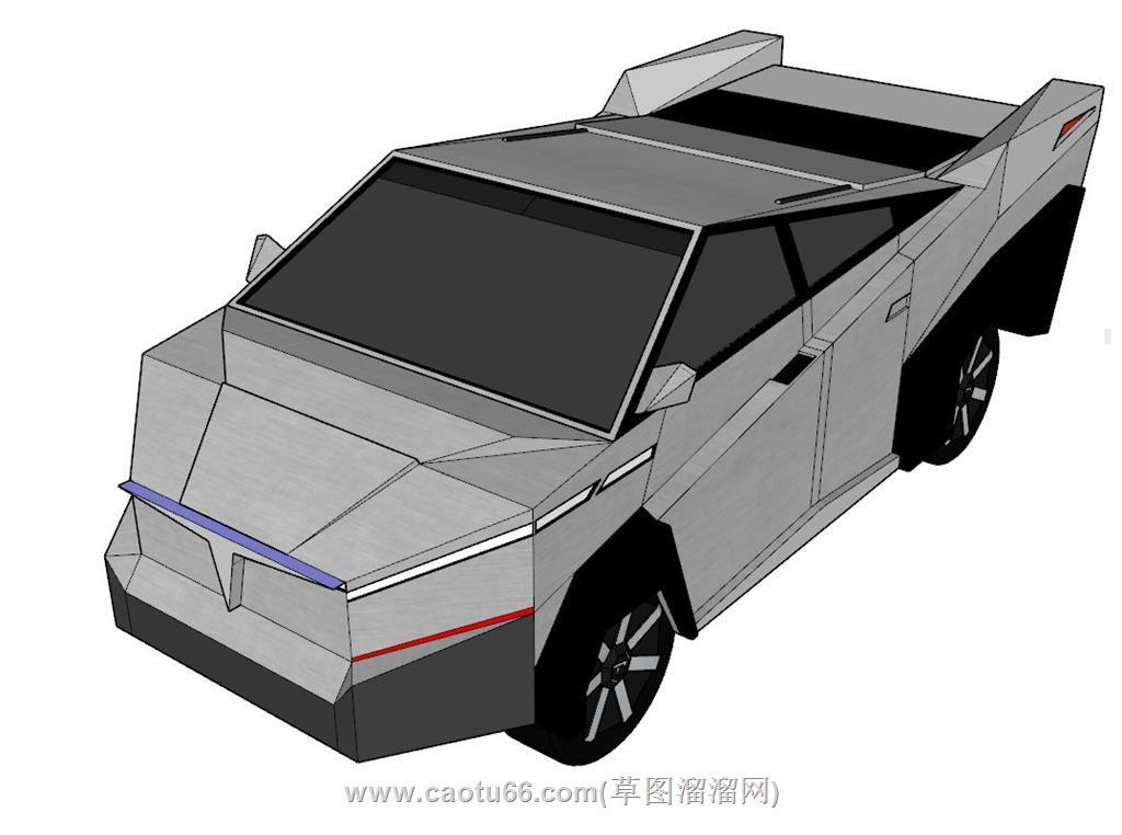 特斯拉汽车SU模型