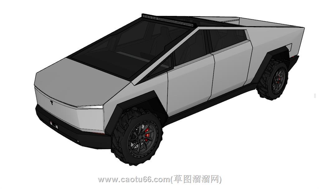 特斯拉皮卡车SU模型