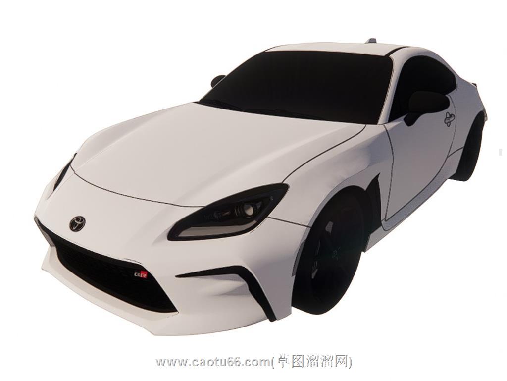 丰田小轿车汽车SU模型