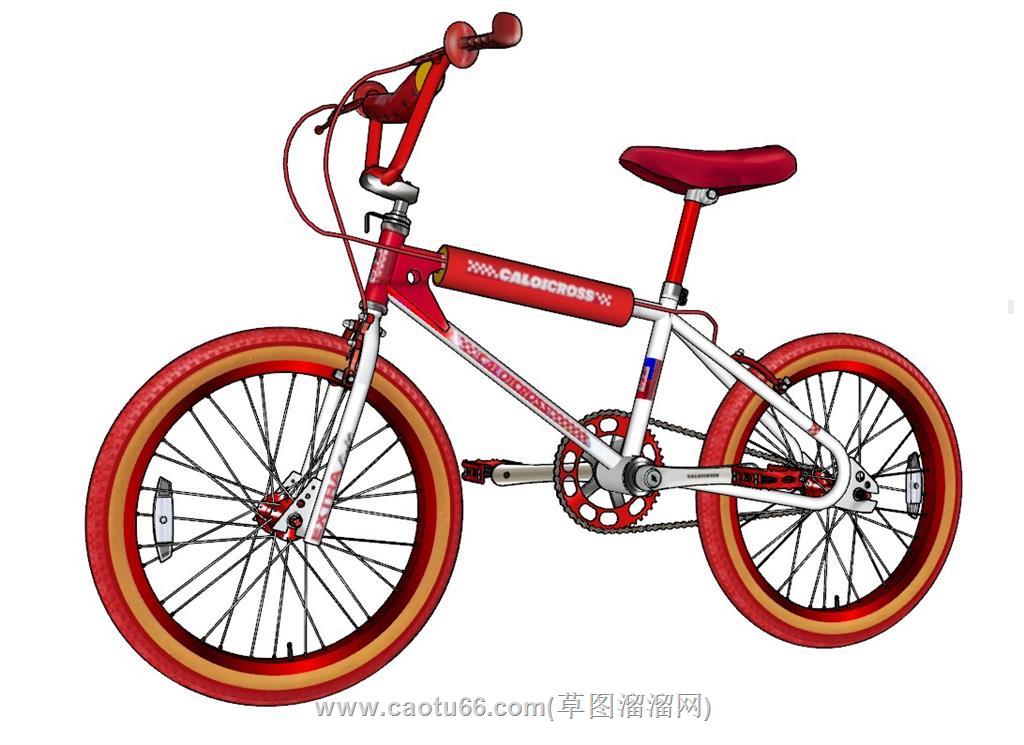 自行车单车SU模型