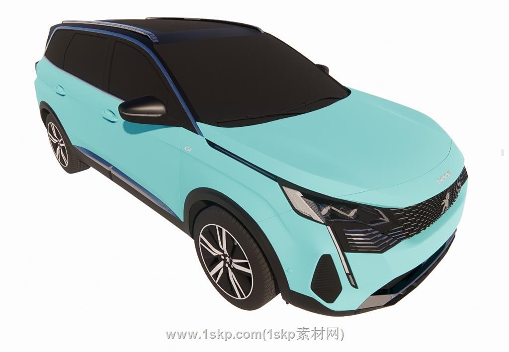 东风标致5008SU模型