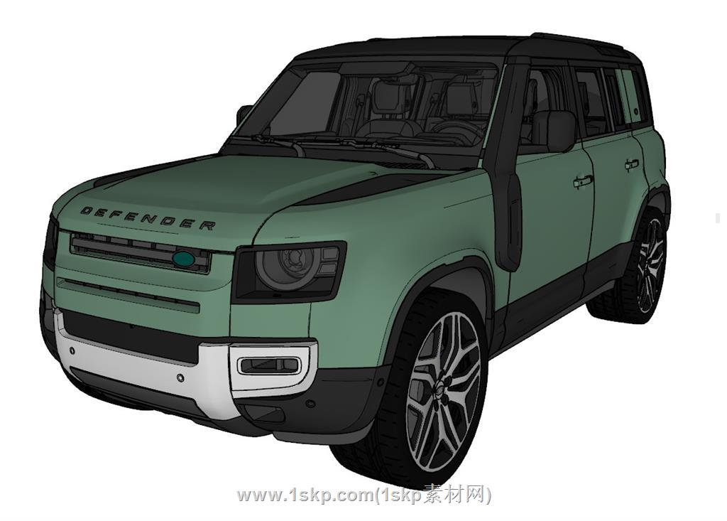 路虎Defender越野车SU模型
