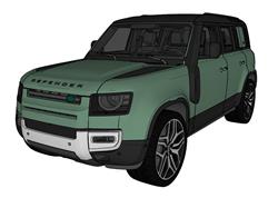 路虎Defender越野车SU模型