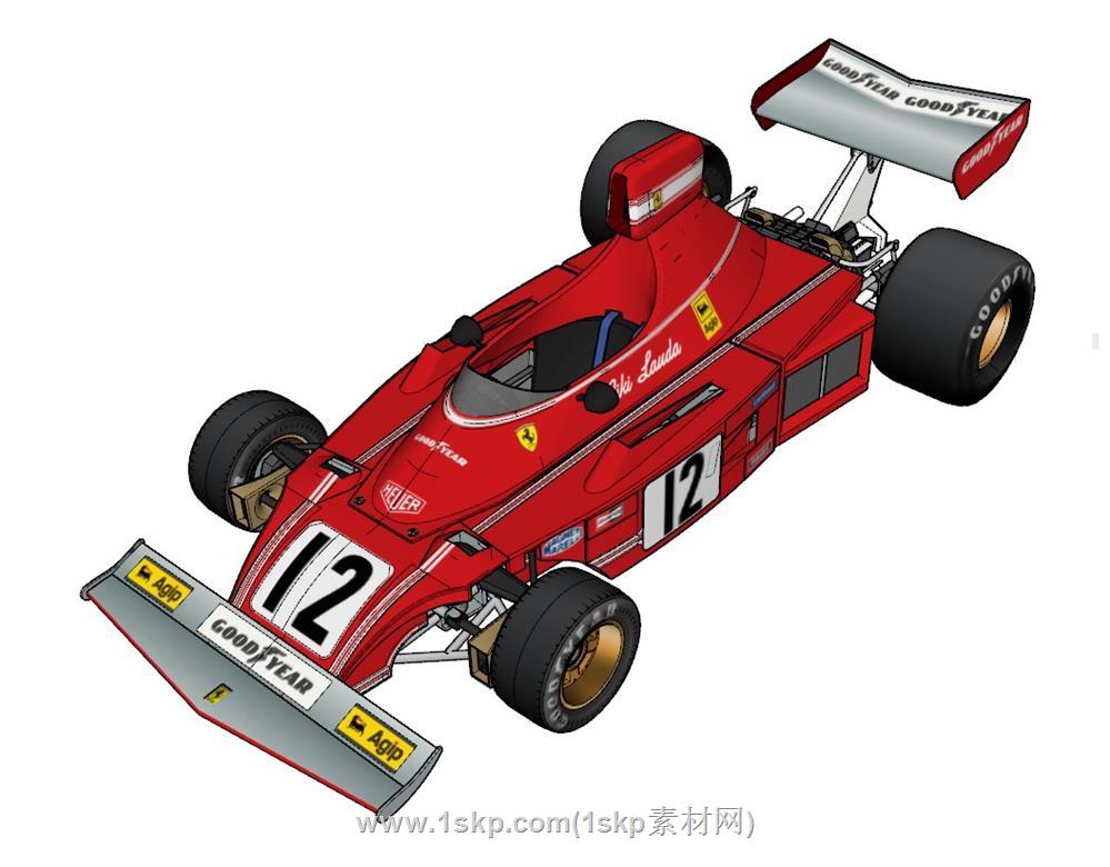 F1方程式赛车SU模型