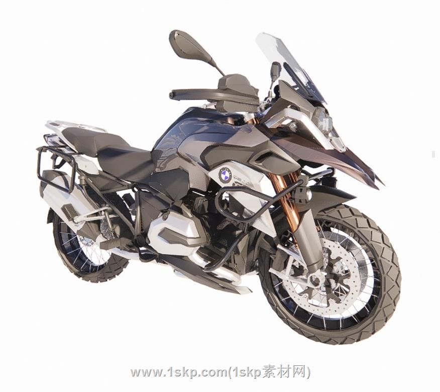 摩托车SU模型