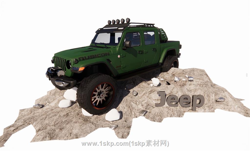 jeep吉普车越野车SU模型