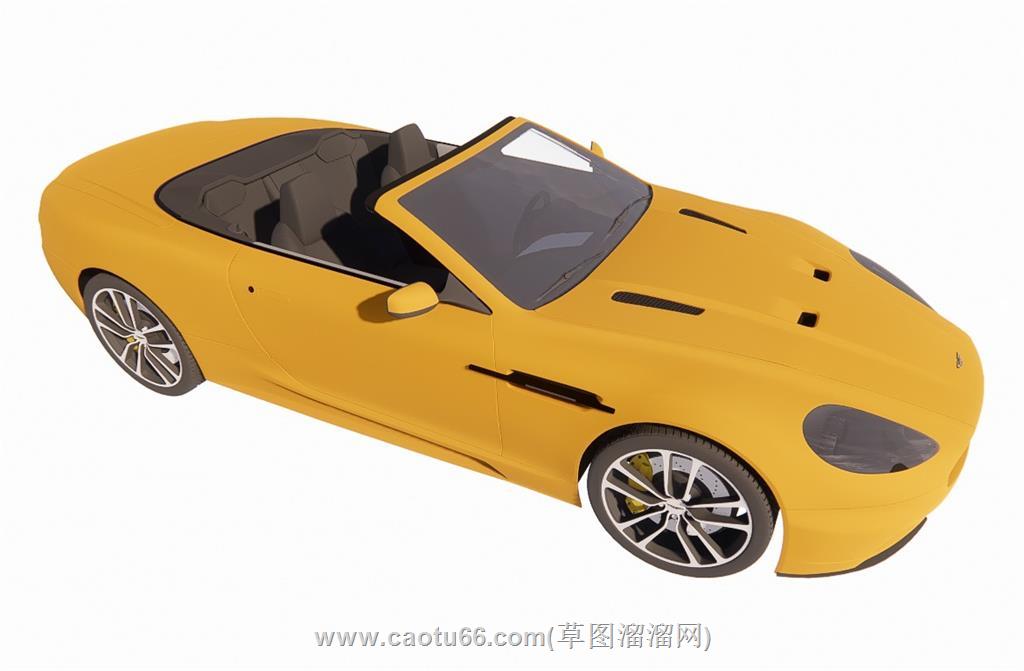 敞篷跑车SU模型
