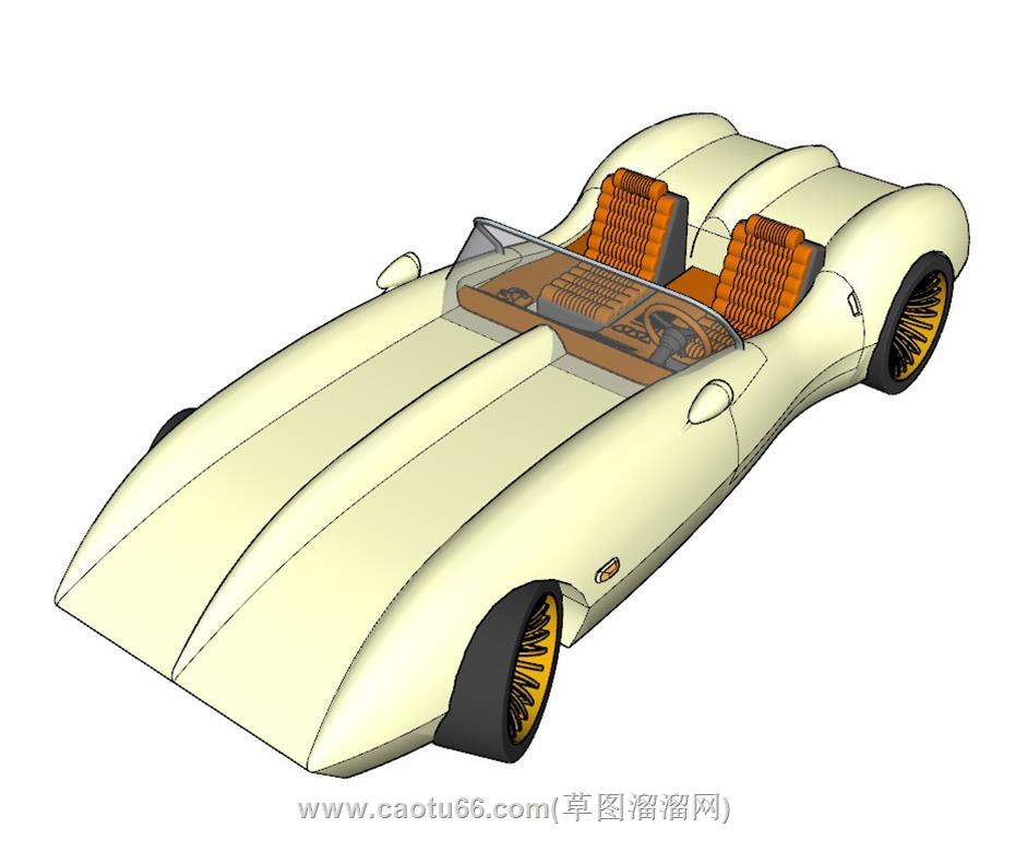 老爷车汽车SU模型