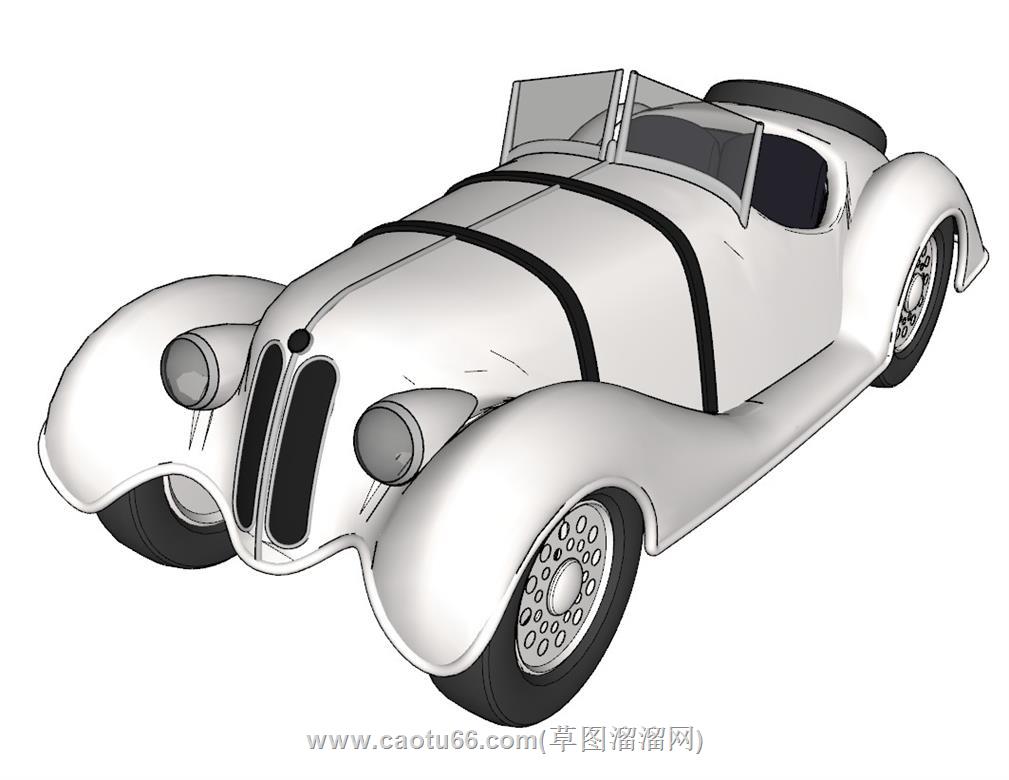 老爷车汽车SU模型